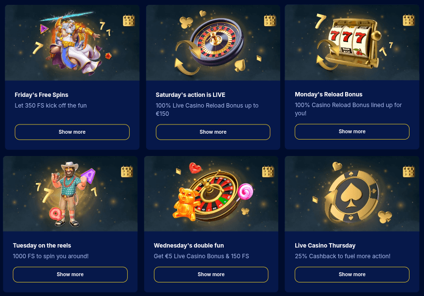 Fiestaslots Casino Bonuses